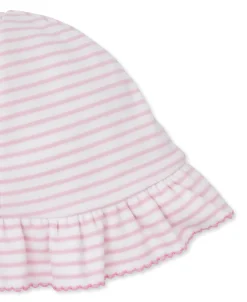 Kissy Kissy Fairway Foursome Stripe Floppy Hat><noscript><img width=