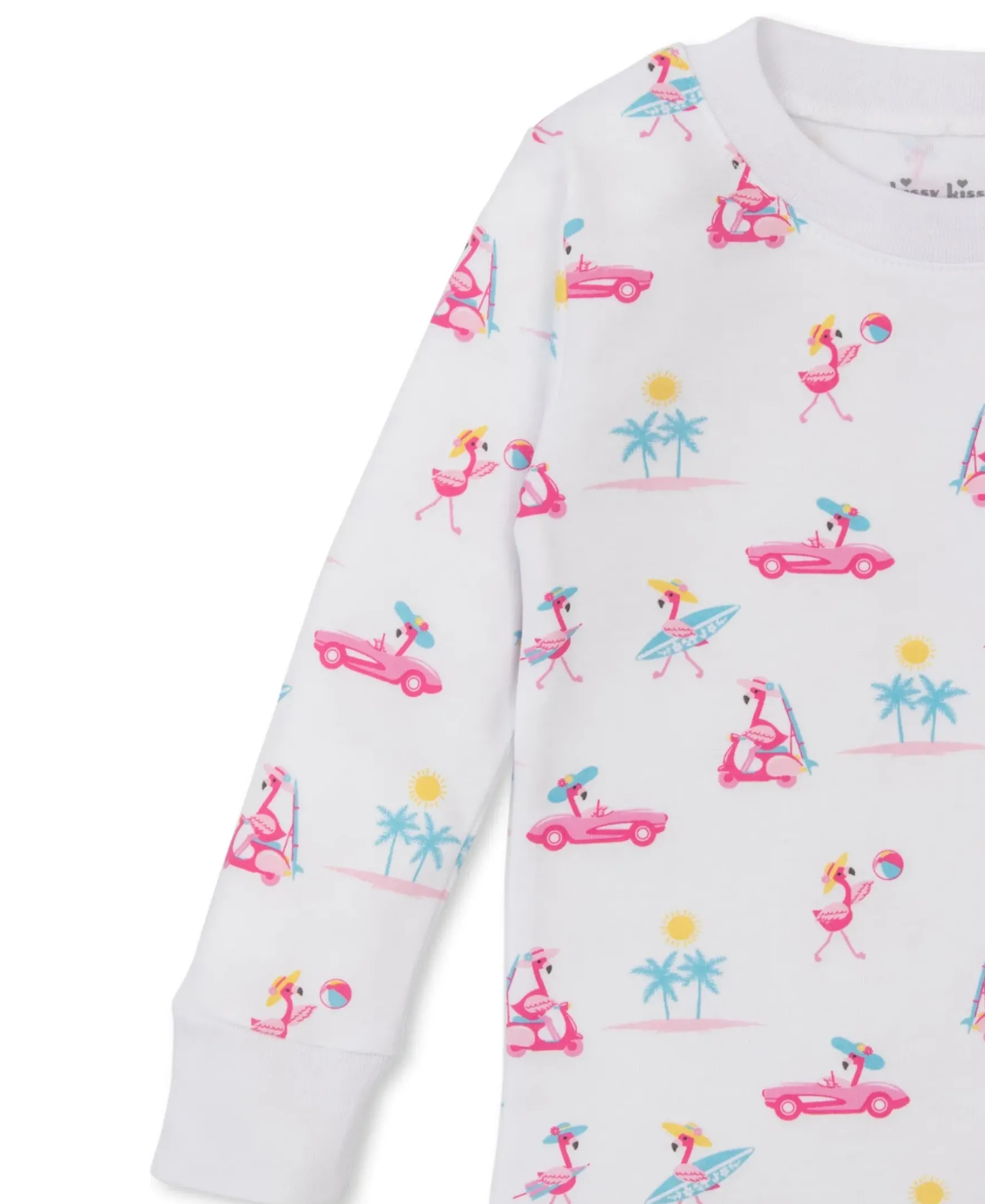 Kissy Kissy Flamingos Surfs Up Pajama Set> Pajamas