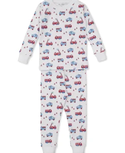 Kissy Kissy Flashing Firetrucks Pajama Set> Pajamas