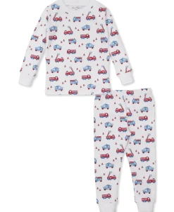 Kissy Kissy Flashing Firetrucks Pajama Set><noscript><img width=