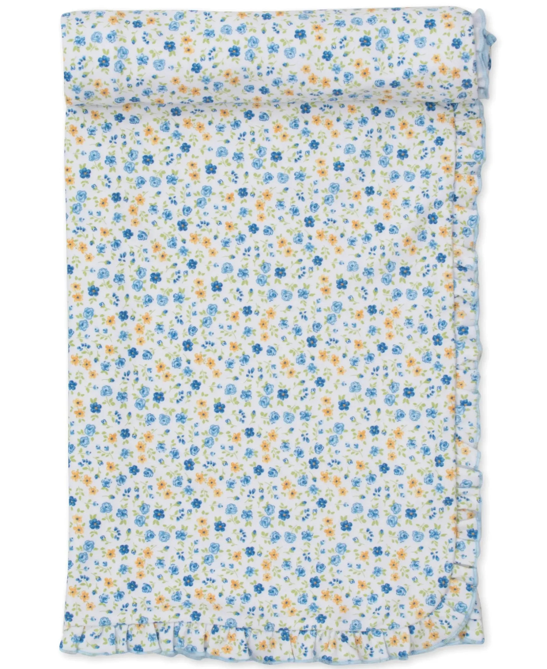 Kissy Kissy Floral Fantasy Blue Blanket> Blankets