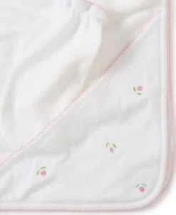 Kissy Kissy Garden Roses Hooded Towel with Mitt><noscript><img width=