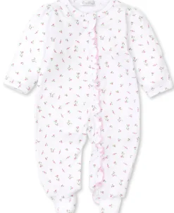 Kissy Kissy Garden Roses Ruffle Zip Footie> Footies|Pajamas
