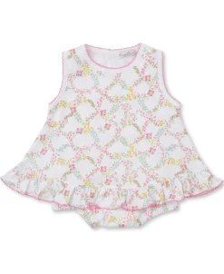 Kissy Kissy Garden Trellis Bubble> Dresses + Bubbles|Rompers