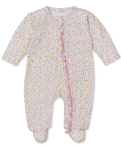 Kissy Kissy Garden Trellis Floral Zip Footie> Footies|Pajamas