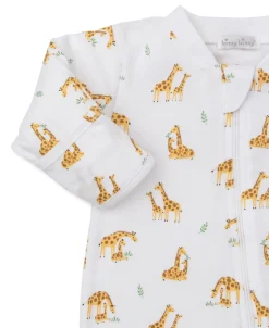 Kissy Kissy Giraffe Duo Zip Footie> Footies|Pajamas