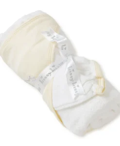 Kissy Kissy Giraffe Generations Stripe Hooded Towel & Mitt Set> Hooded Bath Towels|Classic Collections