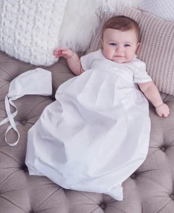 Kissy Kissy Graham Christening Convertible Gown & Hat Set><noscript><img width=