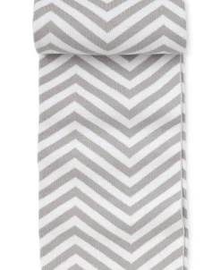 Kissy Kissy Gray Chevron Knit Novelty Blanket> Blankets|Classic Collections