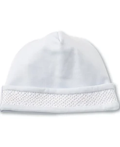 Kissy Kissy Hand Smocked CLB Charmed Blue Hat> Hats|Smocking + Hand Embroidery
