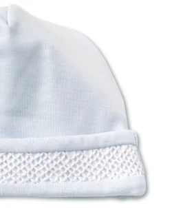 Kissy Kissy Hand Smocked CLB Charmed Blue Hat> Hats|Smocking + Hand Embroidery
