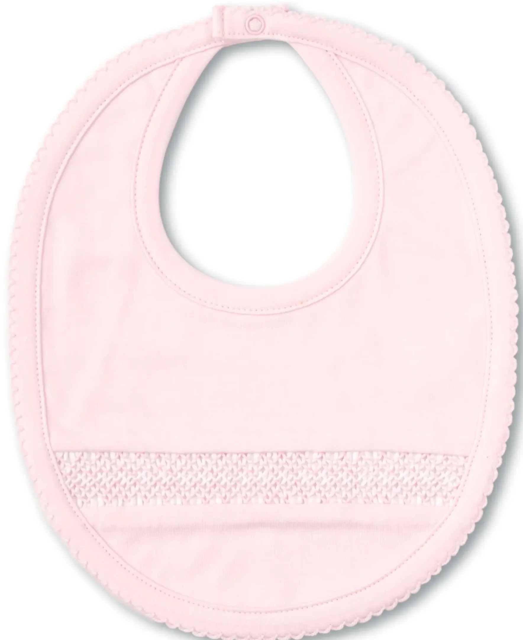 Kissy Kissy Hand Smocked CLB Charmed Bib> Bibs|Smocking + Hand Embroidery