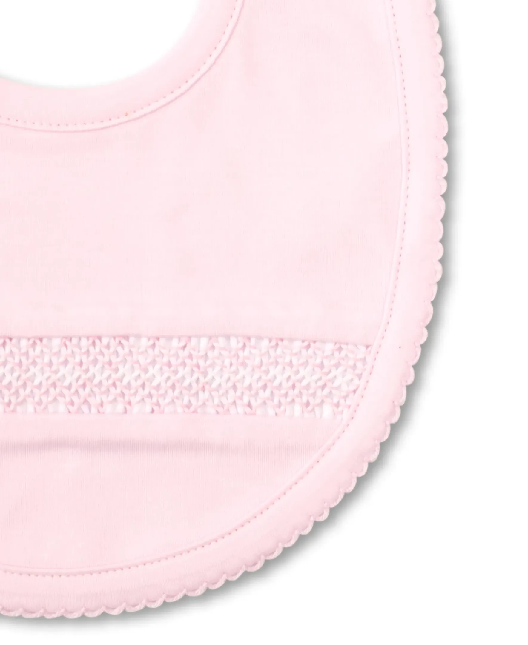 Kissy Kissy Hand Smocked CLB Charmed Bib> Bibs|Smocking + Hand Embroidery