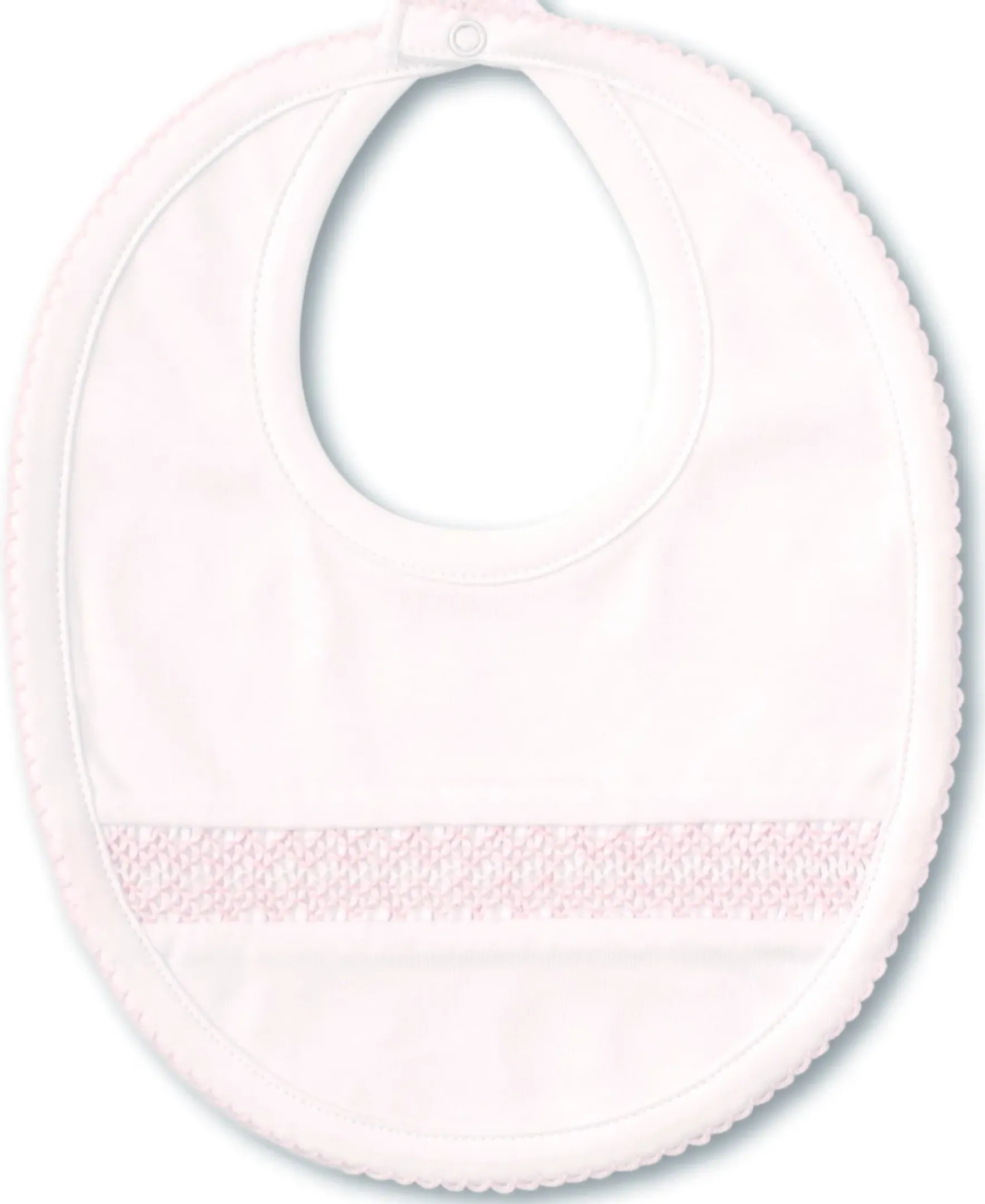 Kissy Kissy Hand Smocked CLB Charmed Bib> Bibs|Smocking + Hand Embroidery