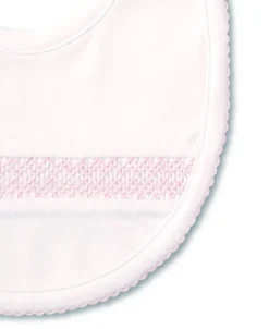 Kissy Kissy Hand Smocked CLB Charmed Bib> Bibs|Smocking + Hand Embroidery