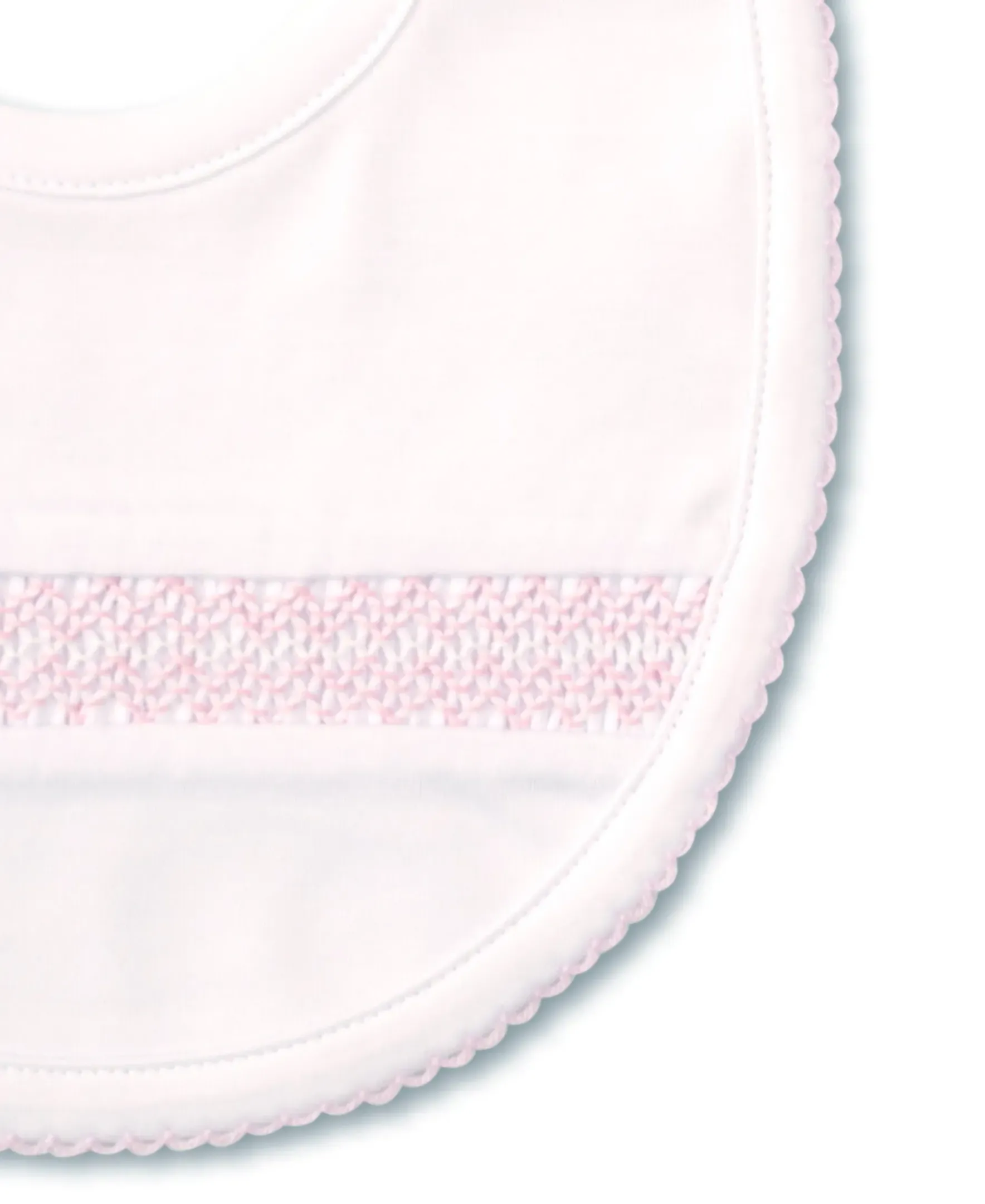 Kissy Kissy Hand Smocked CLB Charmed Bib> Bibs|Smocking + Hand Embroidery