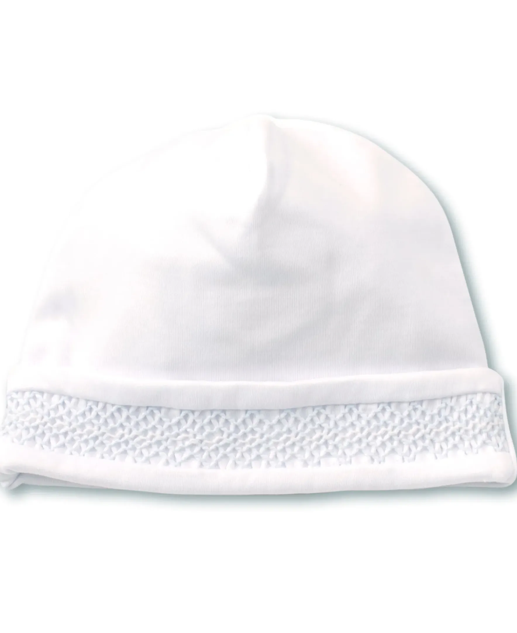 Kissy Kissy Hand Smocked CLB Charmed White/Blue Hat> Hats|Smocking + Hand Embroidery