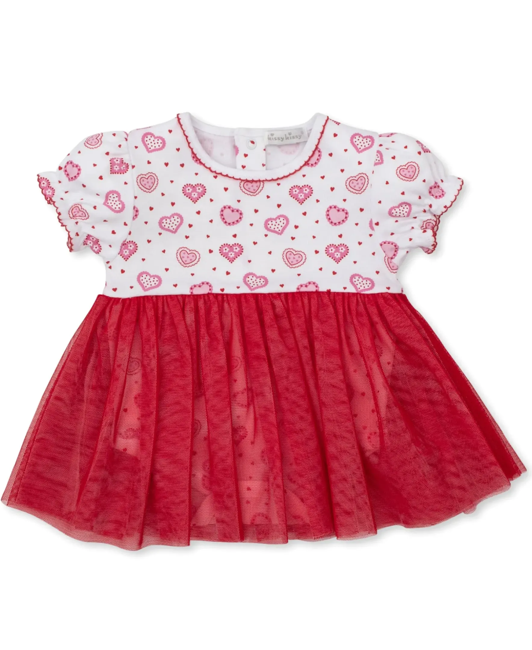 Kissy Kissy Heartfelt Hearts Bodysuit Dress> Dresses + Bubbles|Bodysuits