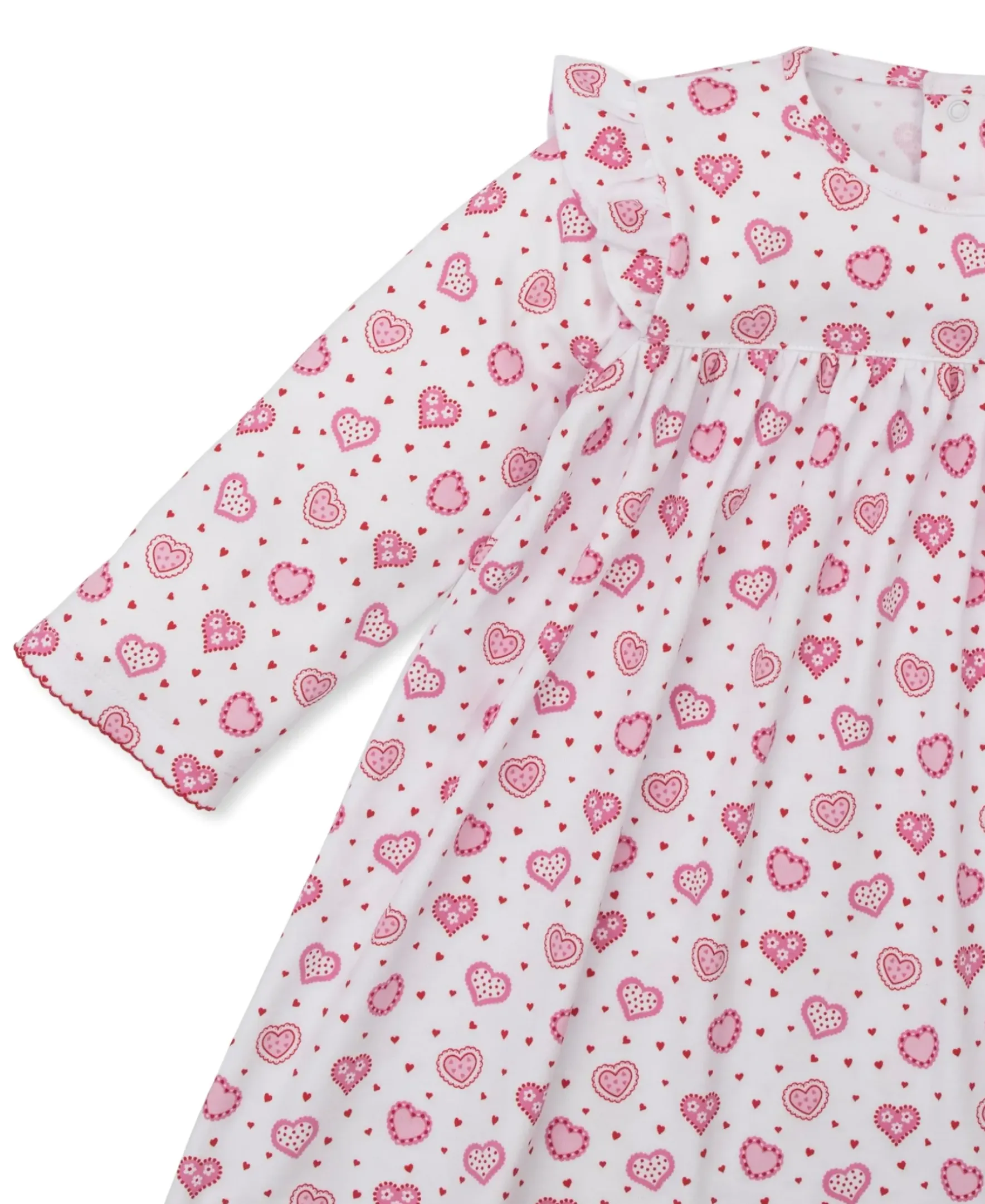 Kissy Kissy Heartfelt Hearts Toddler Dress Set>Kids Dresses|Dresses + Bubbles