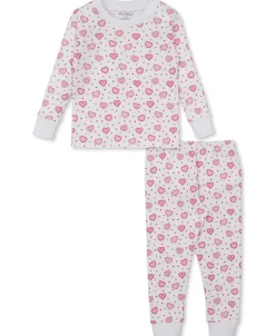 Kissy Kissy Heartfelt Hearts Toddler Pajama Set>Kids Pajamas|Pajamas
