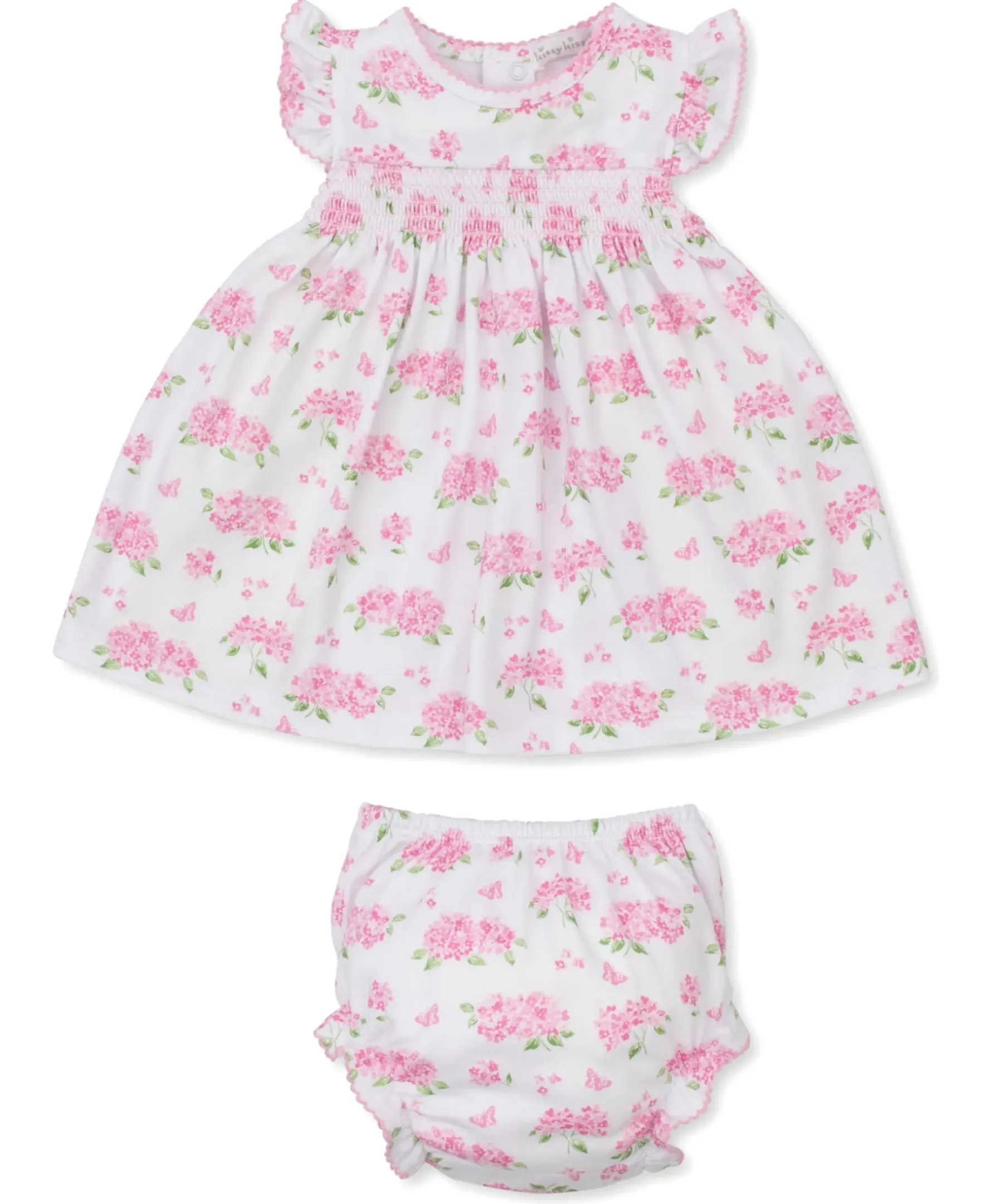 Kissy Kissy Heavenly Hydrangeas Dress Set> Dresses + Bubbles