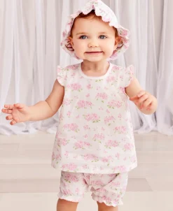 Kissy Kissy Heavenly Hydrangeas Floppy Hat> Hats