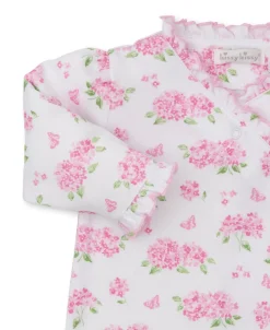 Kissy Kissy Heavenly Hydrangeas Footie><noscript><img width=