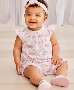 Kissy Kissy Heavenly Hydrangeas Short Playsuit> Playsuits|Rompers