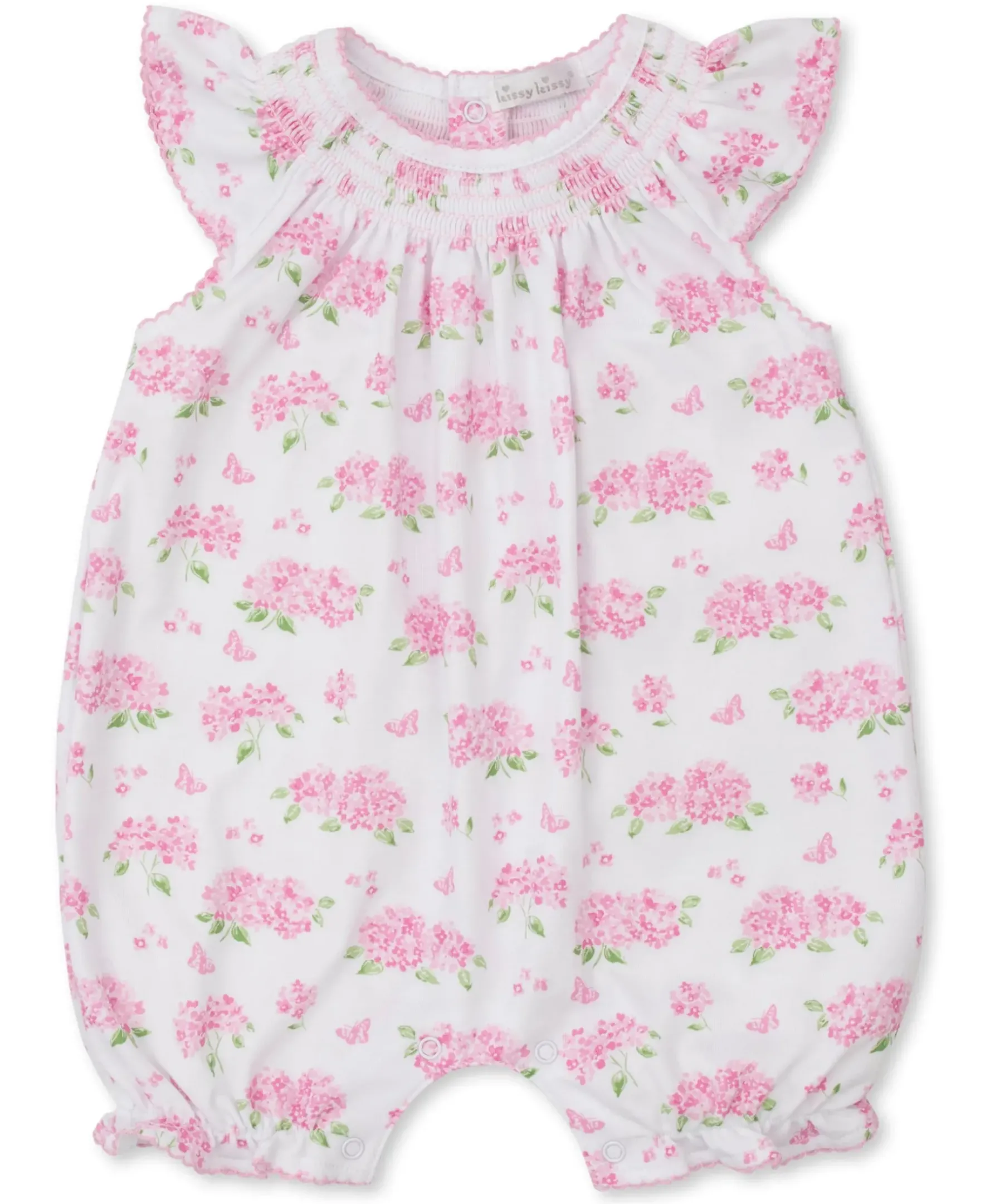 Kissy Kissy Heavenly Hydrangeas Short Playsuit> Playsuits|Rompers