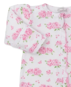 Kissy Kissy Heavenly Hydrangeas Zip Footie> Footies|Pajamas