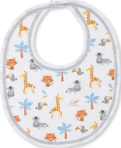 Kissy Kissy Jungle Fever Print Bib> Bibs