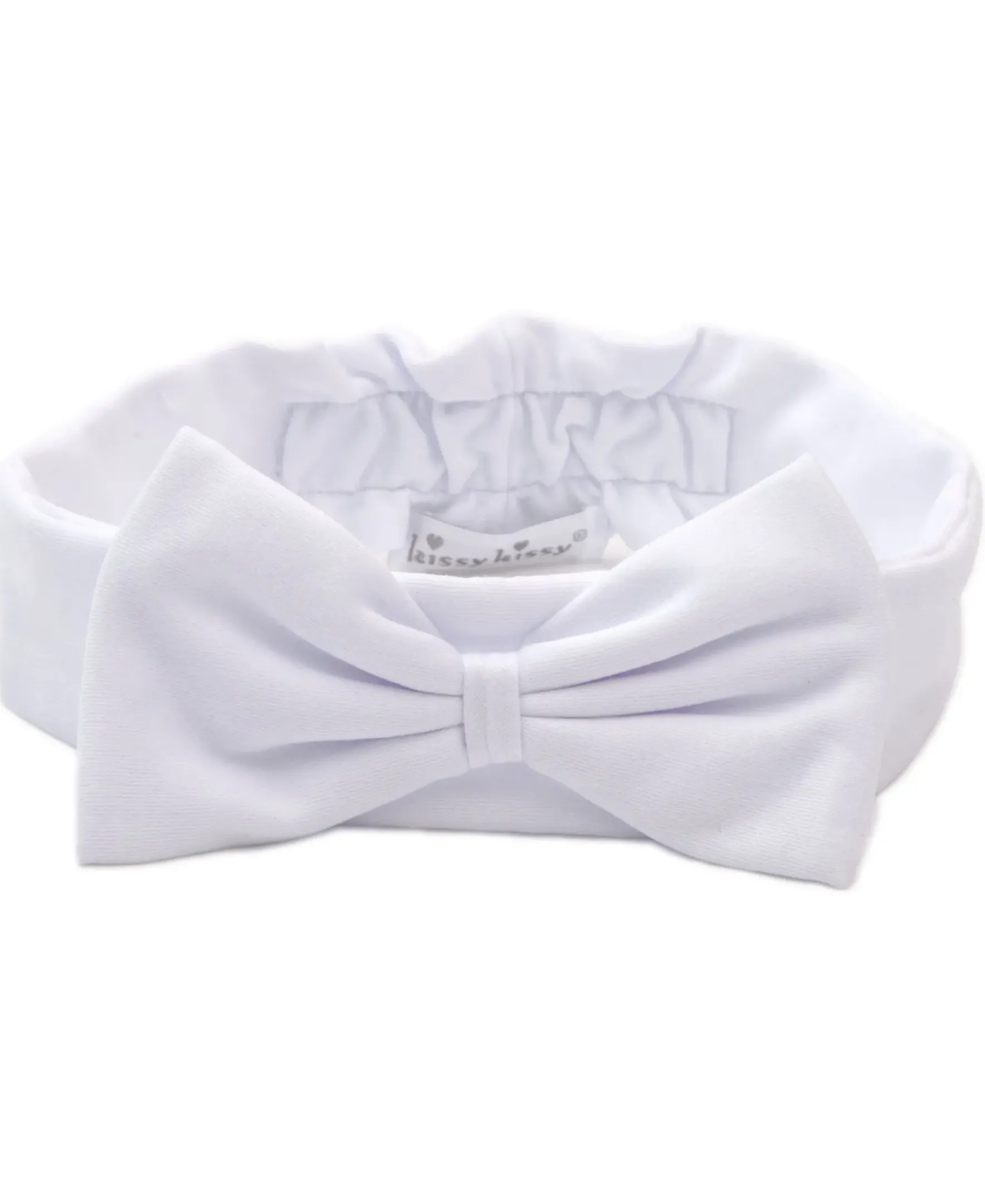 Kissy Kissy Kissy Basics White Headband> Headbands|White Basics