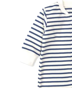 Kissy Kissy Kissy Love Basics Stripes Zip Footie> Footies|Pajamas