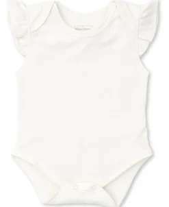 Kissy Kissy Kissy Love Basics Short Flutter Sleeve Bodysuit> Bodysuits