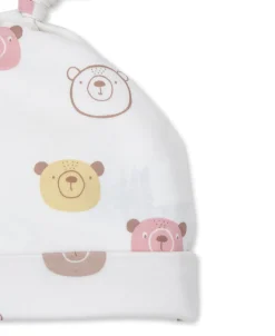 Kissy Kissy Kissy Love Bear Talk Pink Hat> Hats