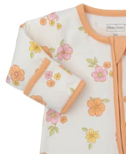 Kissy Kissy Kissy Love Blushing Blossoms Zip Footie> Footies|Pajamas