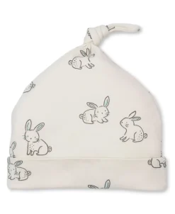 Kissy Kissy Kissy Love Bunny Buddies Blue Knotted Hat> Hats