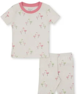 Kissy Kissy Kissy Love Flamingo Love Short Pajama Set> Pajamas