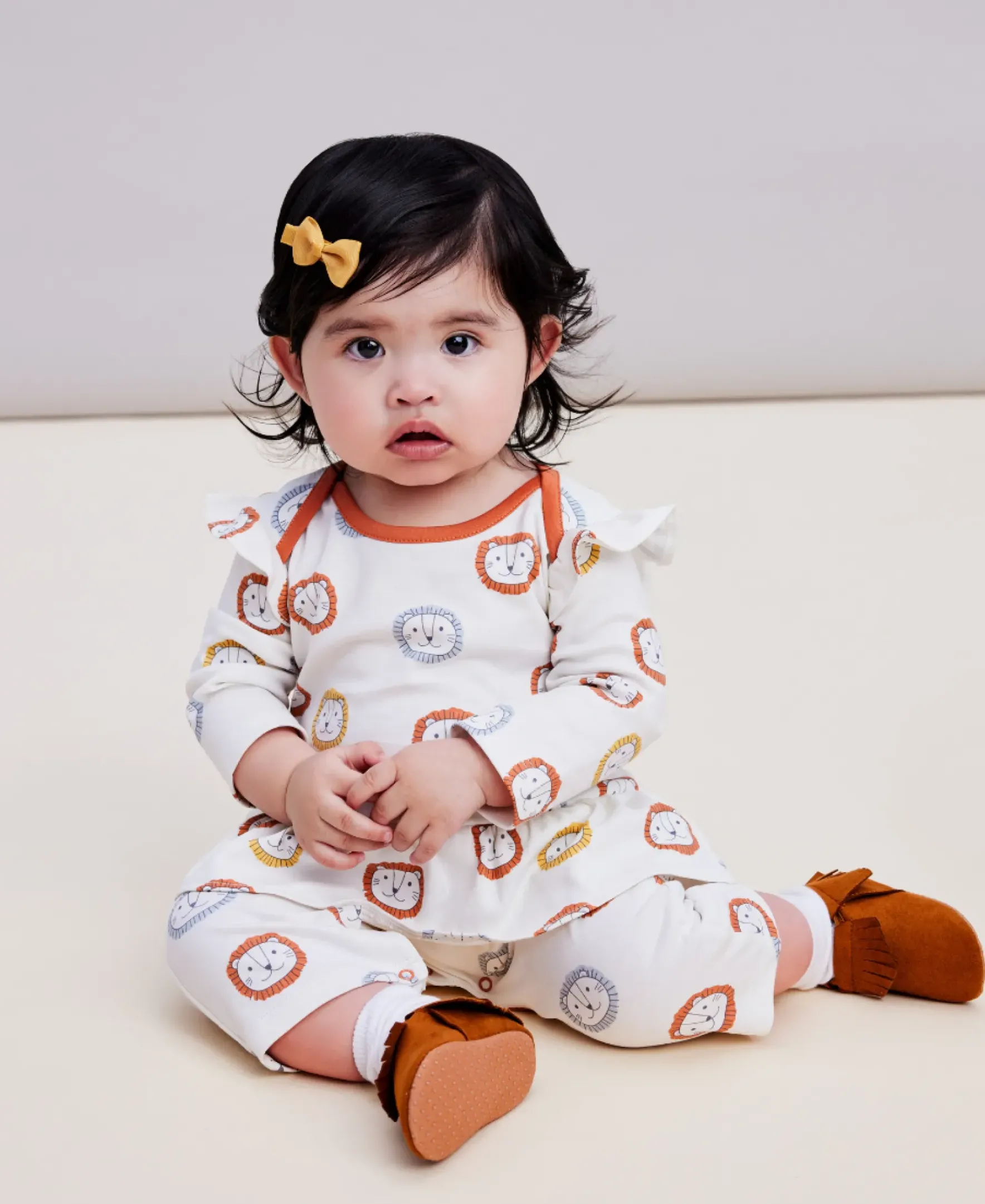 Kissy Kissy Kissy Love Happy Lions Playsuit> Playsuits|Rompers
