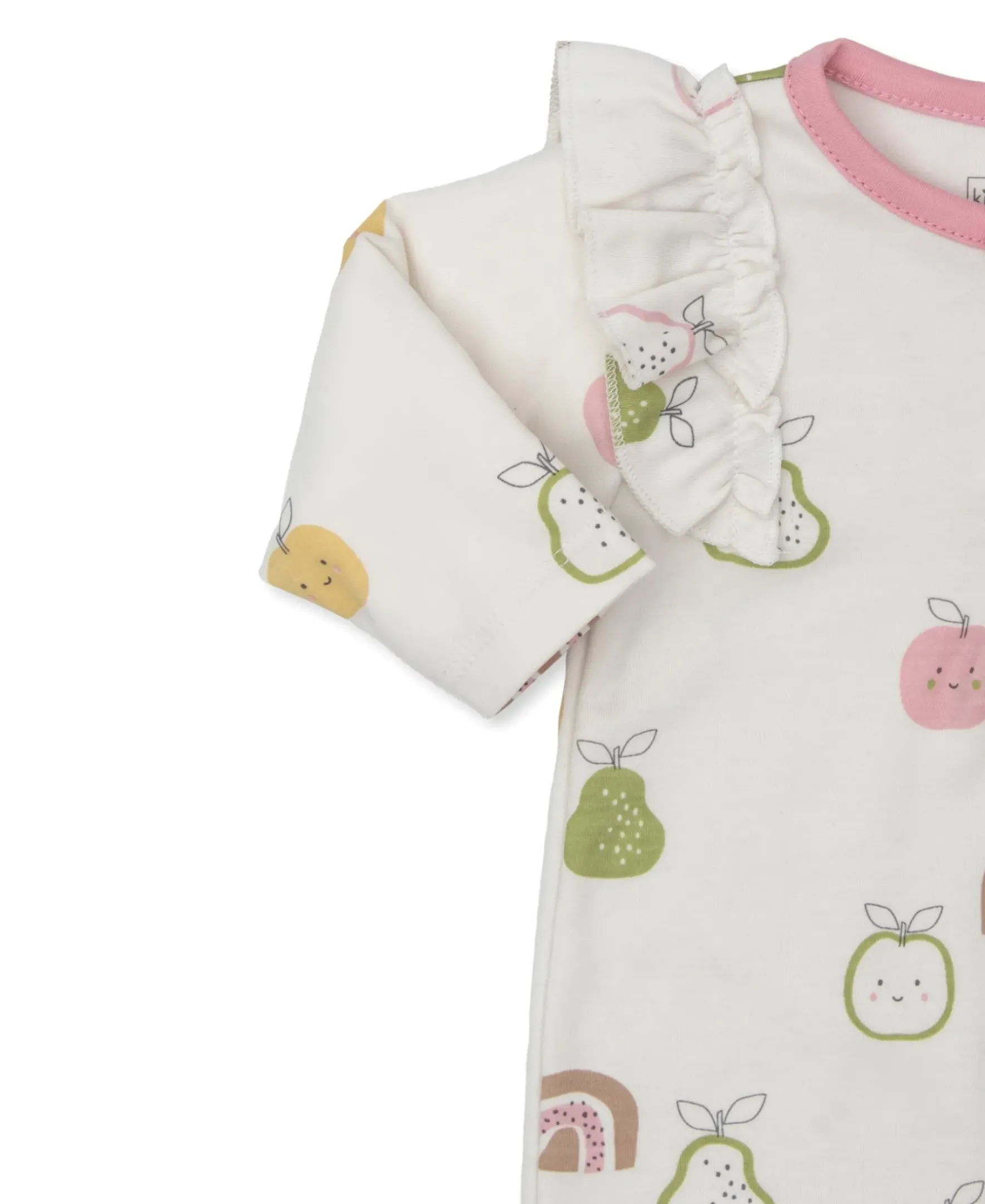 Kissy Kissy Kissy Love Pears and Rainbows Playsuit (0-3M)> Playsuits