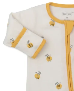 Kissy Kissy Kissy Love Tumbling Bees Zip Footie> Footies|Pajamas