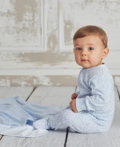 Kissy Kissy Kissy Superstars Blue Print Footie> Footies|Classic Collections