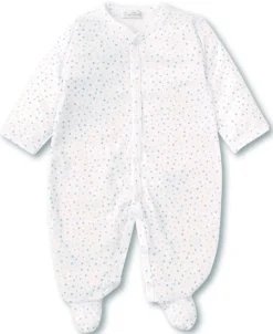 Kissy Kissy Kissy Superstars White Print Footie> Footies|White Basics
