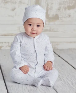Kissy Kissy Kissy Superstars White Print Footie> Footies|White Basics