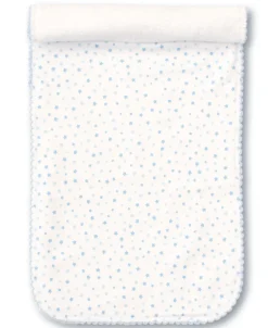 Kissy Kissy Kissy Superstars White Print Burp Cloth> Burp Cloths|White Basics