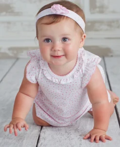 Kissy Kissy Kissy Sweethearts White Sunsuit> White Basics|Classic Collections