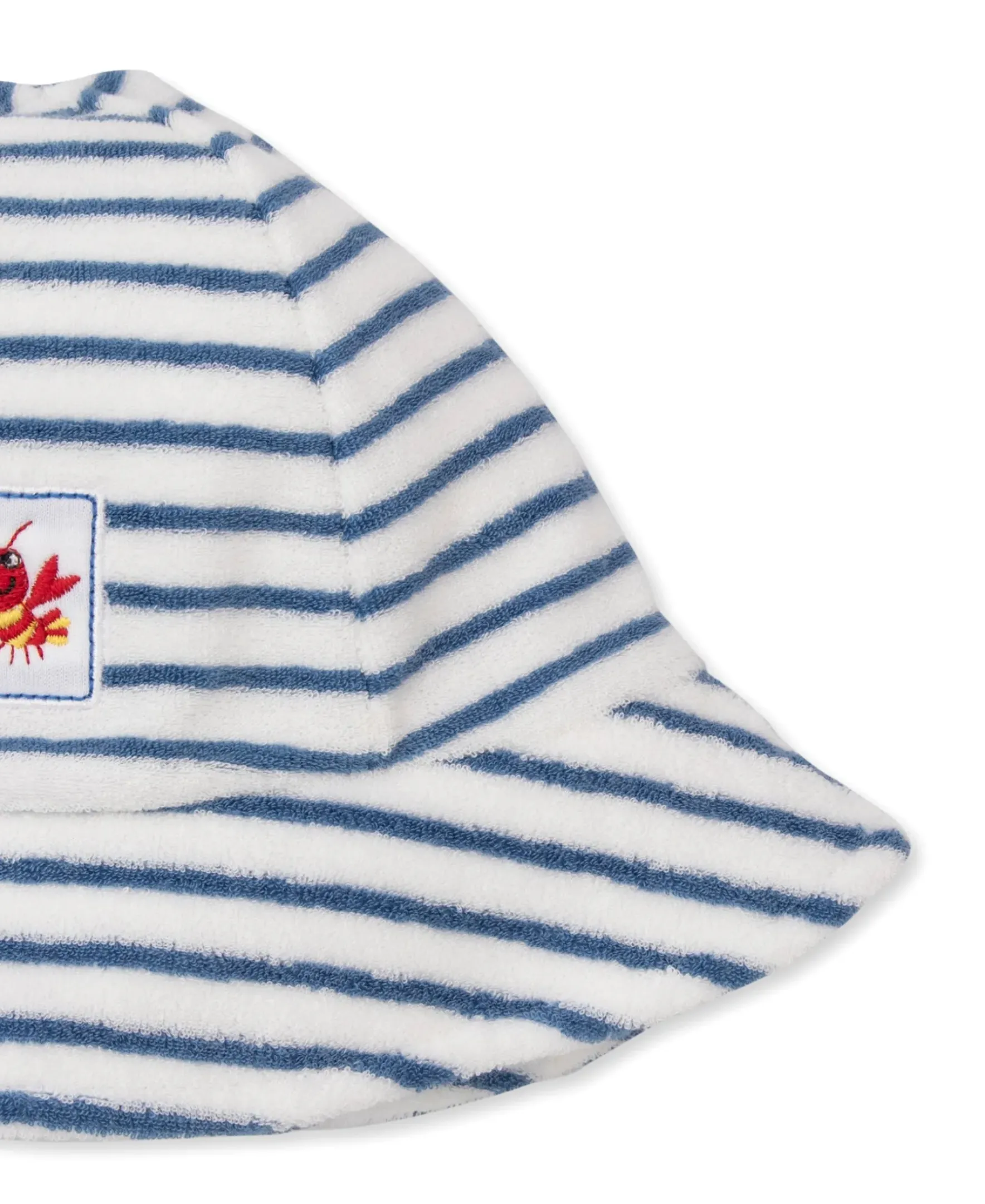 Kissy Kissy Lobsters Sandy Smiles Stripe Terry Sunhat> Hats