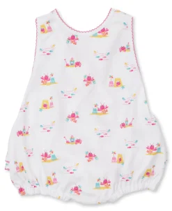 Kissy Kissy Lobsters Sandy Smiles Pink Bubble> Rompers|Dresses + Bubbles