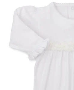 Kissy Kissy Miniature Roses White Footie> Footies|White Basics