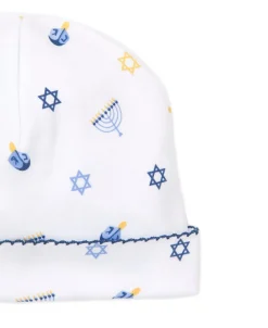 Kissy Kissy My First Hanukkah Print Hat><noscript><img width=